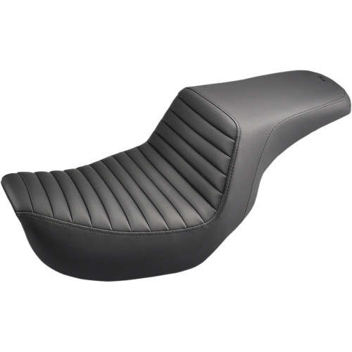 Saddlemen Step-Up Seat - Front Tuck-N-Roll - Black - Dyna 804-04-171