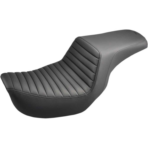SADDLEMEN 80404171 Saddlemen Step-Up Seat - Front Tuck-N-Roll - Black - Dyna 804-04-171