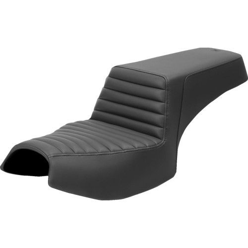 Saddlemen Step-Up Seat - Front Tuck-N'-Roll/Rear Smooth - Black - Challenger I20-06-171