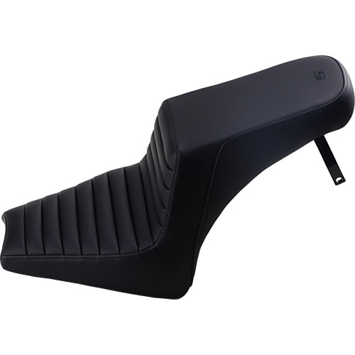 Saddlemen Step-Up Seat - Front Tuck-N'-Roll/Rear Smooth - Black - Scout Bobber I18-33-171