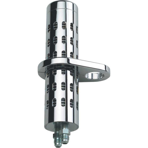 PRO-ONE PERF.MFG. 201050 Pro-One Perf.Mfg. Oil Cooler Kit - No Gauge - Chrome - 1" - 1-1/4" 201050