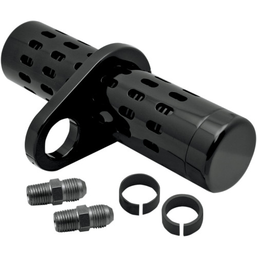 Pro-One Perf.Mfg. Oil Cooler Kit - No Gauge - Black - 1" - 1-1/4" 201050B