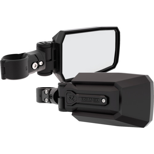 Seizmik Mirror - Trailrider - Side View - Rectangle - Black 56-90094Kit