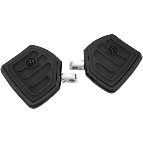 Performance Machine (Pm) Passenger Floorboards - Contoured - Black 0036-1016-Bm