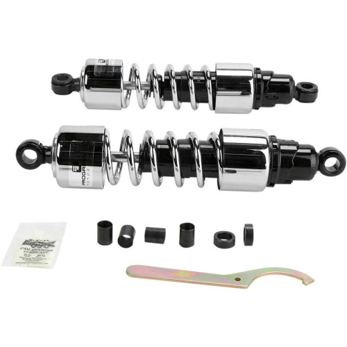 PROGRESSIVE SUSPENSION 4124229C Progressive Suspension 412 Cruiser Series Shocks - Chrome - 12" - Standard 412-4229C
