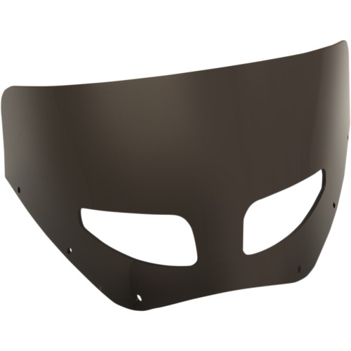 Memphis Shades Road Warrior Windshield - Vented - Dark Black Smoke - 9" Mep87310