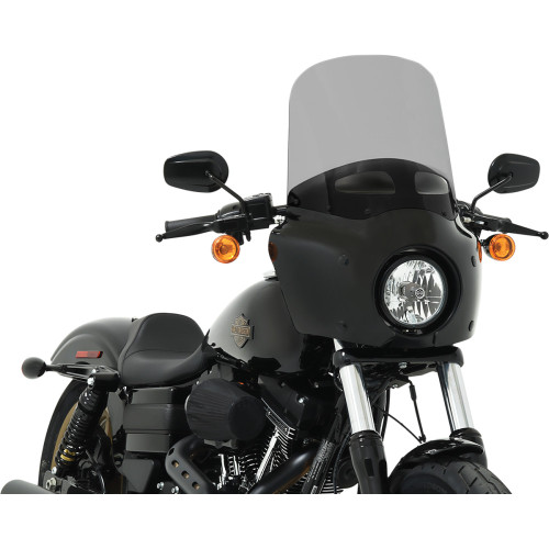 Memphis Shades Road Warrior Windshield - Vented - Black Smoke - 15" Mep87612