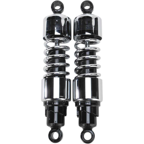 PROGRESSIVE SUSPENSION 4124228C Progressive Suspension Shocks - 412 Cruiser Series - Chrome - 12" - Standard 412-4228C