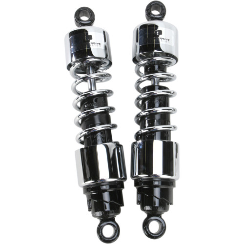 Progressive Suspension Shocks - 412 Cruiser Series - Chrome - 12.5" - Standard 412-4250C