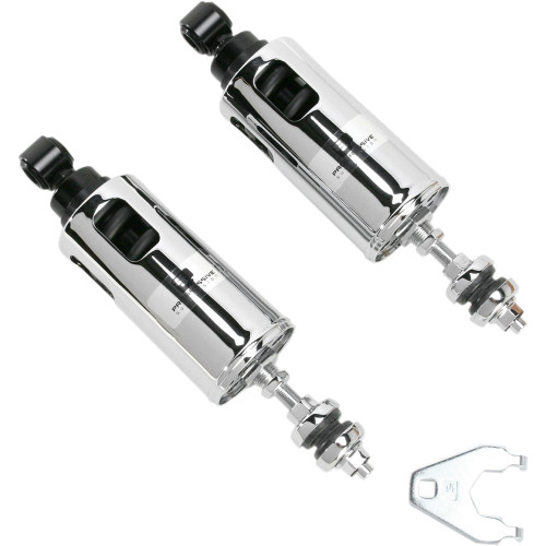 Progressive Suspension 422 Series Adjustable Shocks - Chrome - Standard 422-4037C