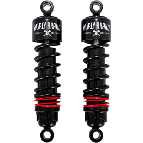 Burly Brand Slammer Plus Shocks - Black - Flh B28-1204B