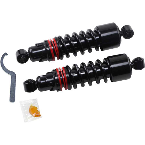 BURLY BRAND B281207B Burly Brand Slammer Plus Shocks - Black - Fxd B28-1207B