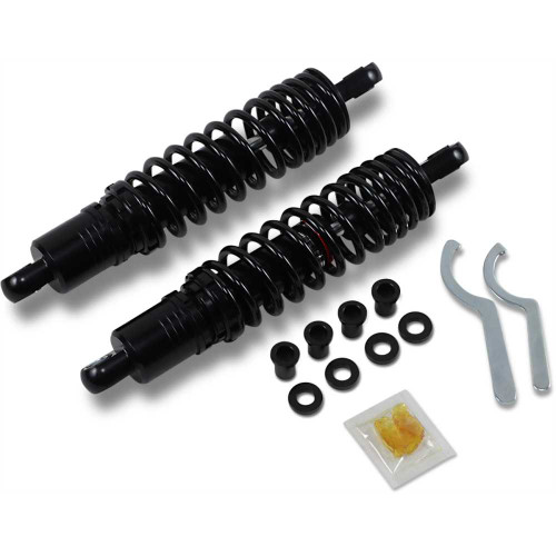 DRAG SPECIALTIES SHOCKS 1310-1840 Drag Specialties Shocks Premium Ride-Height Adjustable Shocks - Black - Heavy Duty - 12.5"