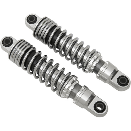 Drag Specialties Shocks Premium Ride-Height Adjustable Shocks - Chrome - Standard - 13"