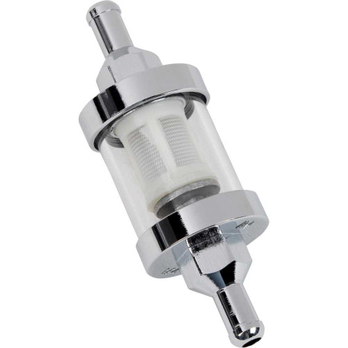 DRAG SPECIALTIES DS-391673 Drag Specialties Fuel Filter - Clear - Mini - 1/4"