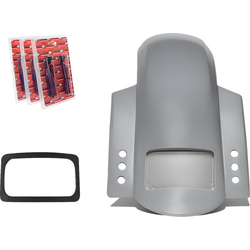 Short Rear Fender - Sport - With Black Plate Frame - 3 Sets Of Thunder Bolts Rf-Ss-3-Thndr-Blt-B Short Rear Fender - Sport - With Black Plate Frame - 3 Sets Of Thunder Bolts Rf-Ss-3-Thndr-Blt-B