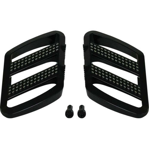 SHOW CHROME 41426 Show Chrome Combat Boards - Driver - Black W/ Contrast Cut - Ryker '19-'24 41-426