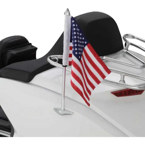 SHOW CHROME 52975 Show Chrome Flag Pole - Chrome - Gl 1800 52-975