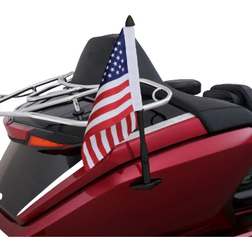 Show Chrome Folding Flag Pole - Black - Gl 1800 52-973Bk
