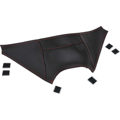 SHOW CHROME H40405RED Show Chrome Gas Tank Mini Bra - Black With Red Stitching - Can-Am H40-405Red