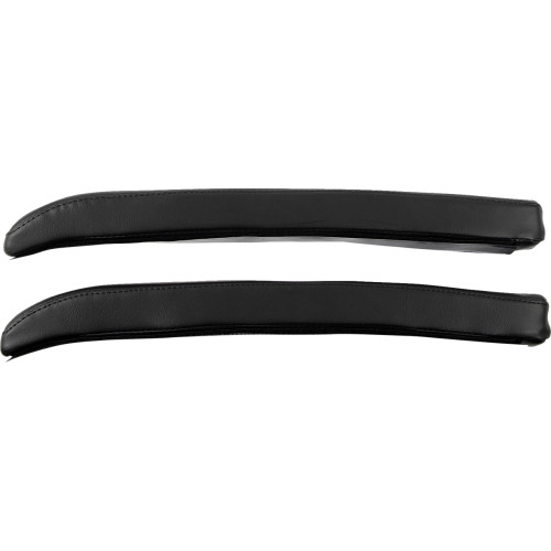 Show Chrome Kaliber Armrest Pads - Black W/ Black Stitching - Slingshot '15-'22 H44-1Bk