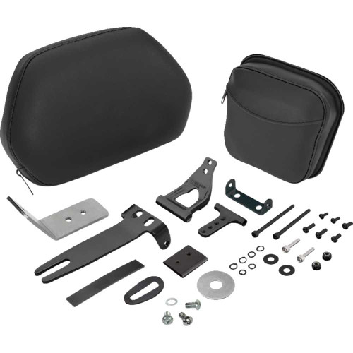 SHOW CHROME 41200G Show Chrome Platinum Rt Grande Backrest - Driver - Black - Can-Am Limited/Rt '20-'24 41-200G