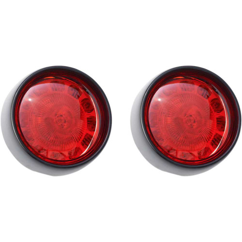 CUSTOM DYNAMICS PBBBR1156BR Custom Dynamics Bullet Turn Signal - 1156 - Gloss Black - Red Lens Pb-Bb-R-1156Br