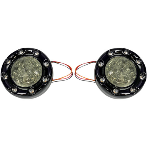 Custom Dynamics Bullet Turn Signal 1157 - Black - Smoke Lens Pb-Br-Rr-57-Bs