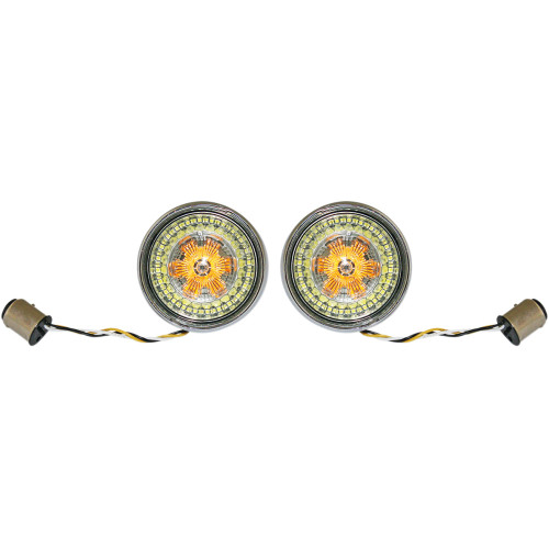 Custom Dynamics Bullet Turn Signal - 1157 - Chrome - Smoke Lens Pb-Bb-Aw-1157Cs