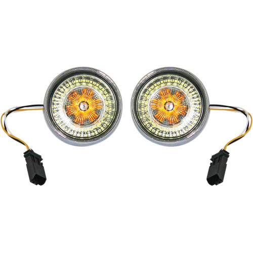 Custom Dynamics Bullet Turn Signal - Jae Cvo - Chrome - Smoke Lens Pb-Bb-Aw-Jaecs