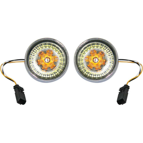 CUSTOM DYNAMICS PBBBAWJAECS Custom Dynamics Bullet Turn Signal - Jae Cvo - Chrome - Smoke Lens Pb-Bb-Aw-Jaecs