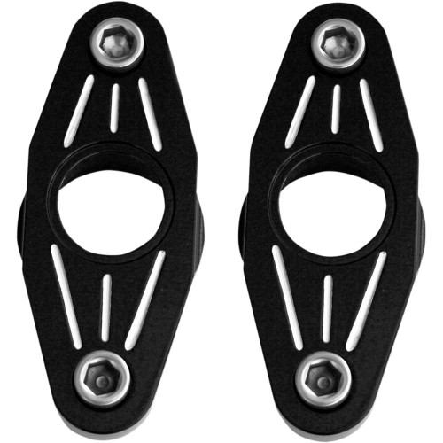 ACCUTRONIX FXPV1MN Accutronix Swingarm Pivot Blocks - Black Anodized Ball-Milled Fxpv1-Mn
