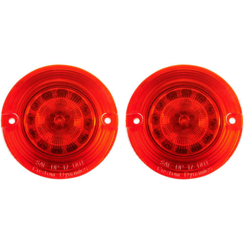 CUSTOM DYNAMICS PBR1156T Custom Dynamics Flat Signal Insert - 1156 - Red Pb-R-1156-T