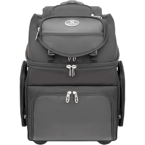 SADDLEMEN EX000926 Saddlemen Sissy Bar Bag - Black Ex000926