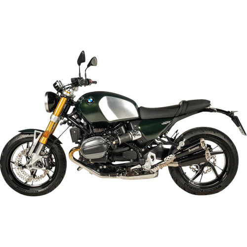 AKRAPOVIC SB12SO25HISSSBL Slip-On Line Muffler - Black S-B12So25-Hisssbl