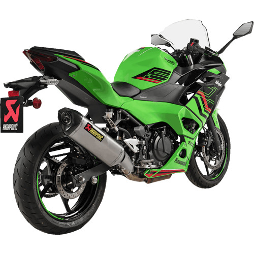 Slip-On Line Muffler - Titanium - Ninja 500/Z500 S-K5So1-Hrt