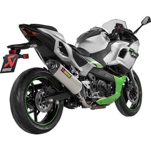 Slip-On Line Muffler - Titanium - Ninja 7/Z7 Hybrid S-K4So9-Hrt