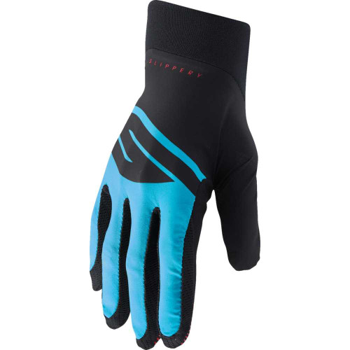 SLIPPERY 3260-0452 Slippery Flex Lite Gloves - Aqua/Black - Medium