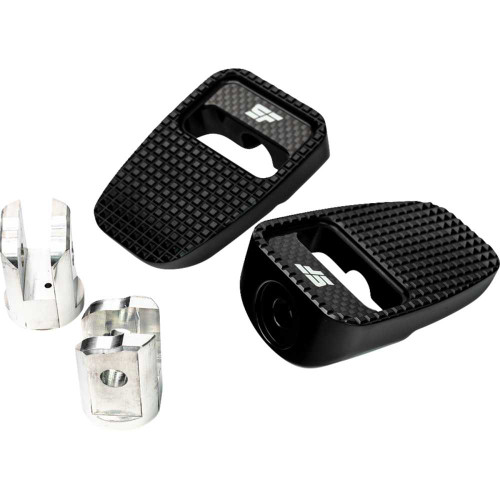 SLYFOX SF904011 Slyfox Footpegs - Black Anodized - Front Sf-904-01-1