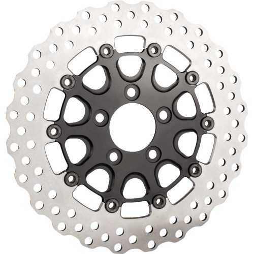 SLYFOX 01331812SB Slyfox Front Rotor - Black - 11.8" 0133-1812S-B