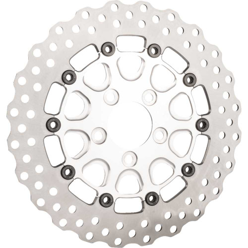 SLYFOX 01331812SM Slyfox Front Rotor - Raw - 11.8" 0133-1812S-M