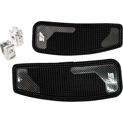 SLYFOX SF906011 Slyfox Mini Driver Floorboards - Black Anodized - Softail Sf-906-01-1