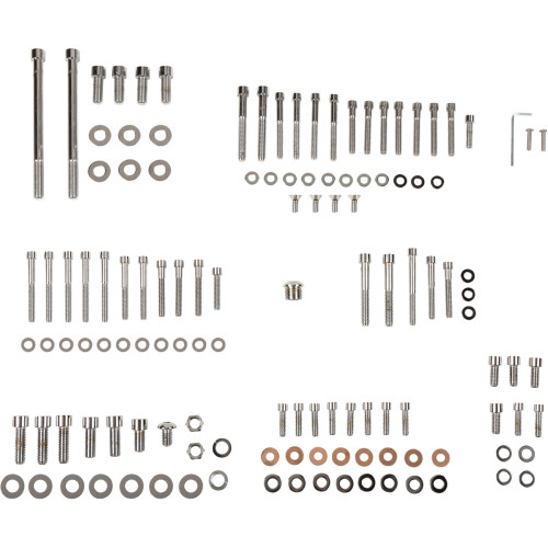 Drag Specialties Bolt Kit - Motor - Socket-Head - Smooth - Xl Drag Specialties Bolt Kit - Motor - Socket-Head - Smooth - Xl