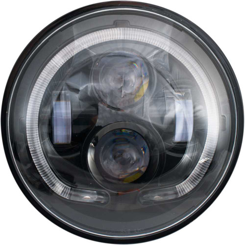RIVCO PRODUCTS LED130B Rivco Products Led Headlight - 7" - Black Led-130B