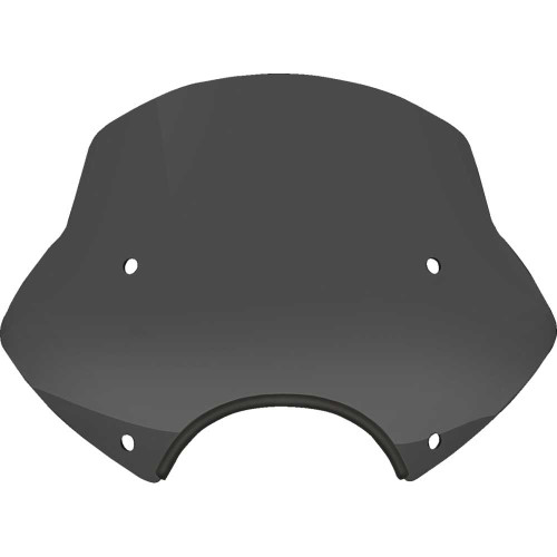 MEMPHIS SHADES MEP54610 Speed Demon Sportshields - 13" - 9" Headlight Cutout - Dark Black Smoke Mep54610