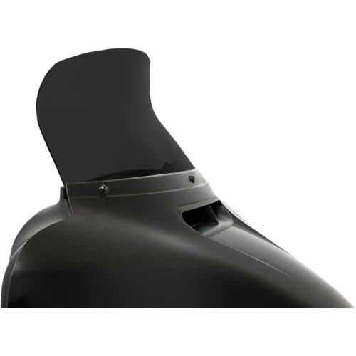 MEMPHIS SHADES MEP84810 Memphis Shades Spoiler Windshield - 8-1/2" - Dark Black Smoke - Flh Mep84810