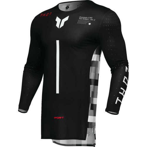 THOR 2910-8123 Sportmode Riot Jersey - Black/Red - 3Xl