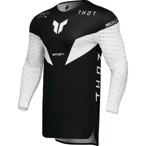 THOR 2910-8102 Sportmode Strike Jersey - Black - Large