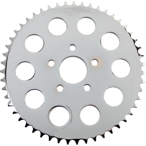 Drag Specialties Rear Sprocket - Chrome - Flat - 51 Tooth