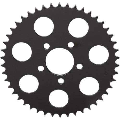 Drag Specialties Rear Sprocket - Flat - Gloss Black - 46 Tooth - Big Twin